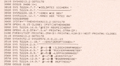 C64 BASIC Program