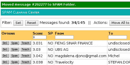 SPAM Clearing Center SPAM Clearing Center