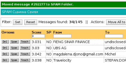 SPAM Clearing Center