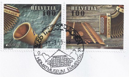 Alphorn Briefmarke